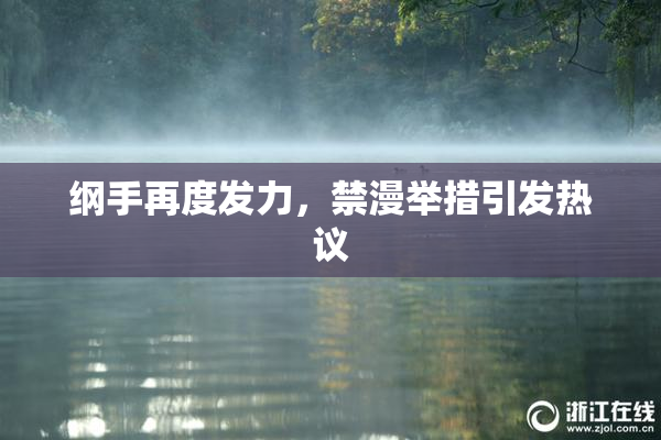纲手再度发力，禁漫举措引发热议