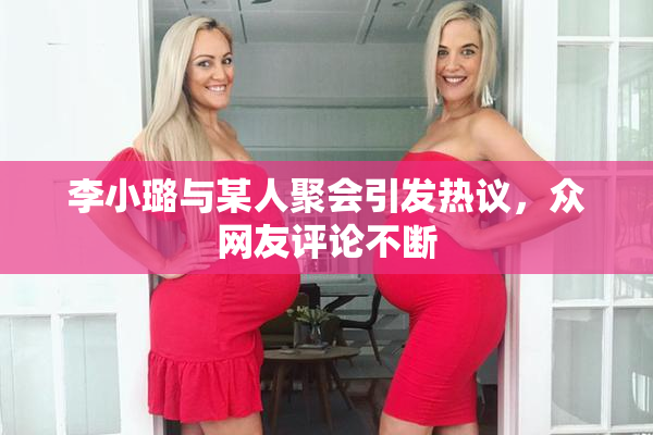 李小璐与某人聚会引发热议，众网友评论不断