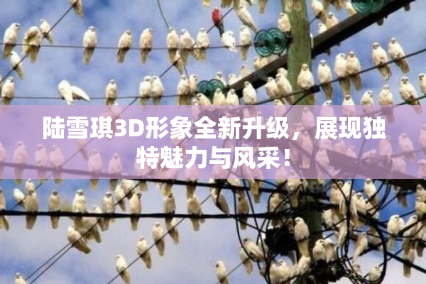 陆雪琪3D形象全新升级，展现独特魅力与风采！
