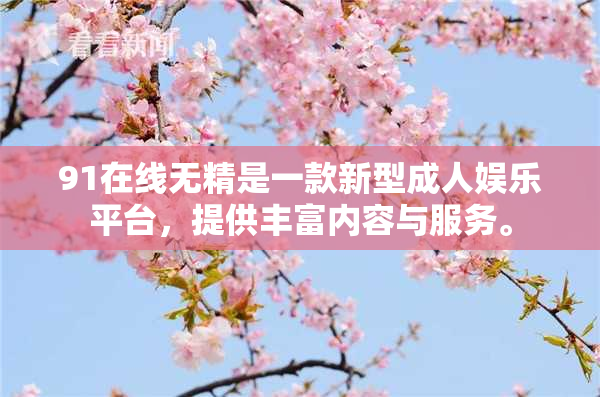 91在线无精是一款新型成人娱乐平台，提供丰富内容与服务。
