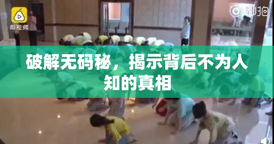 破解无码秘，揭示背后不为人知的真相