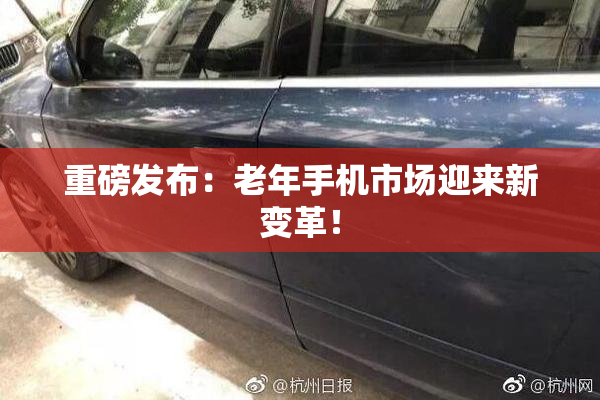 重磅发布：老年手机市场迎来新变革！