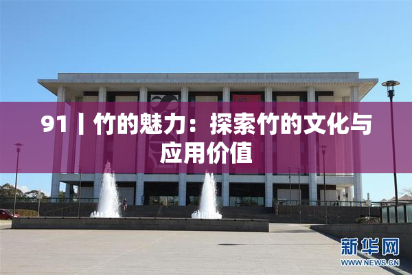 91丨竹的魅力：探索竹的文化与应用价值