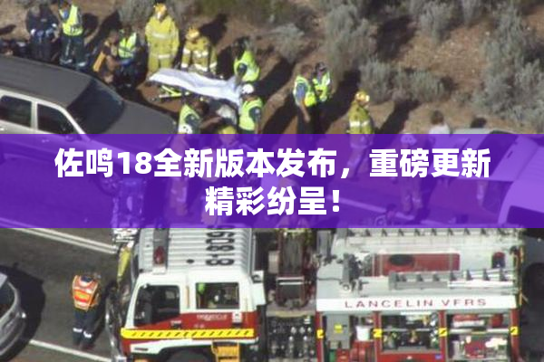 佐鸣18全新版本发布，重磅更新精彩纷呈！