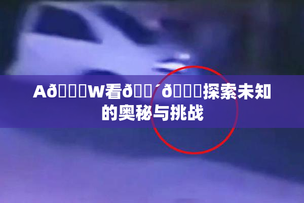 A🔞W看🔴🔞探索未知的奥秘与挑战