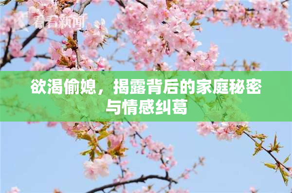 欲渴偷媳，揭露背后的家庭秘密与情感纠葛