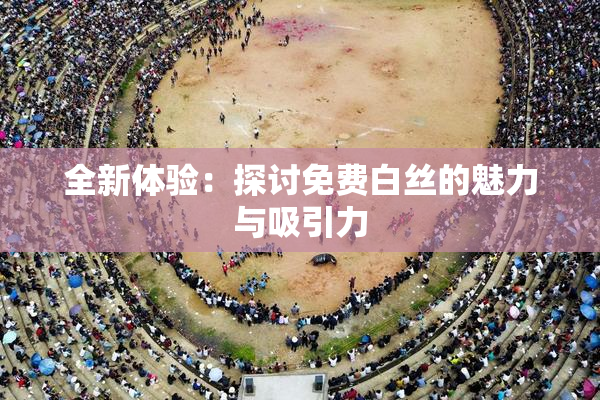 全新体验：探讨免费白丝的魅力与吸引力