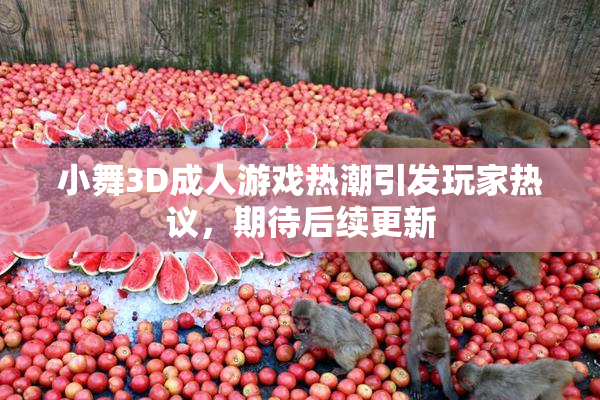 小舞3D成人游戏热潮引发玩家热议，期待后续更新