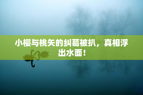小樱与桃矢的纠葛被扒，真相浮出水面！