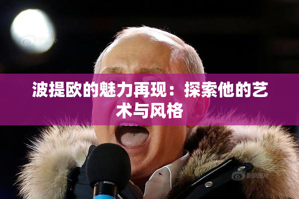 波提欧的魅力再现：探索他的艺术与风格