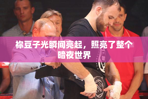 祢豆子光瞬间亮起，照亮了整个暗夜世界