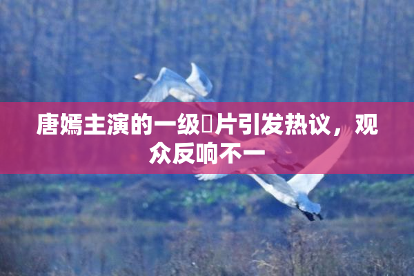 唐嫣主演的一级婬片引发热议，观众反响不一