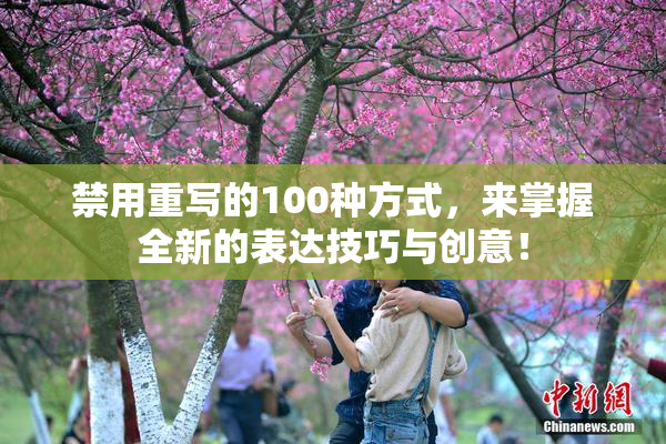 禁用重写的100种方式，来掌握全新的表达技巧与创意！