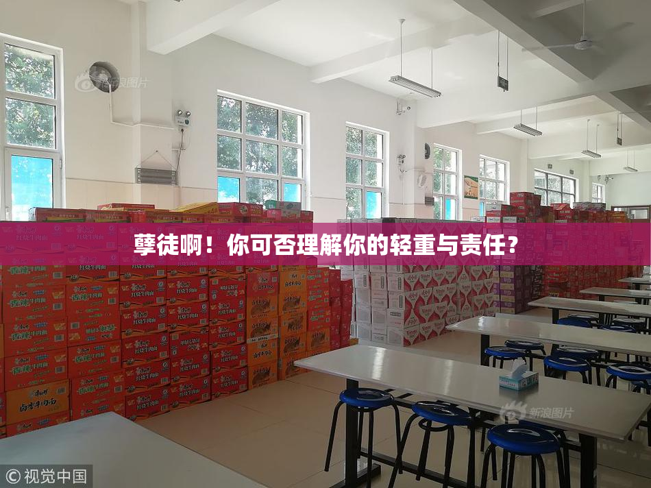 孽徒啊！你可否理解你的轻重与责任？