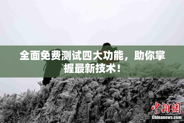 全面免费测试四大功能，助你掌握最新技术！