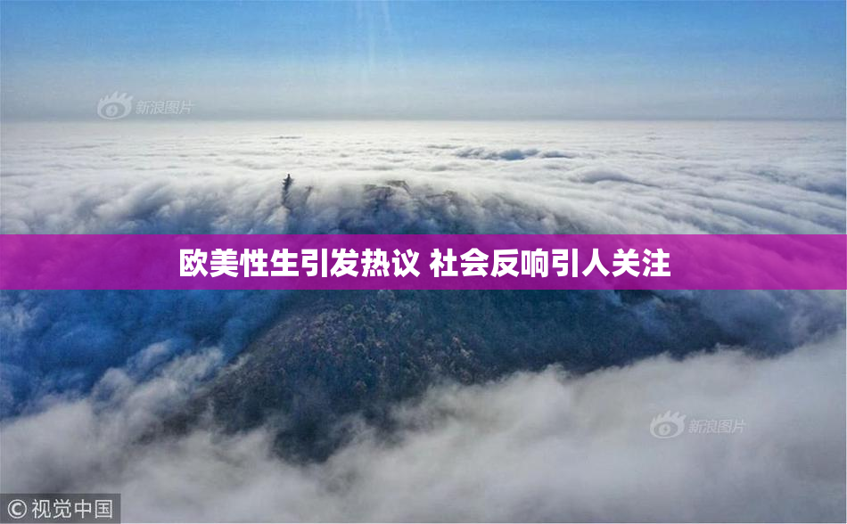 欧美性生引发热议 社会反响引人关注
