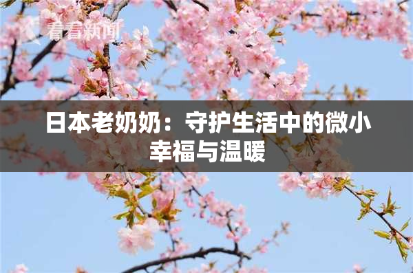 日本老奶奶：守护生活中的微小幸福与温暖