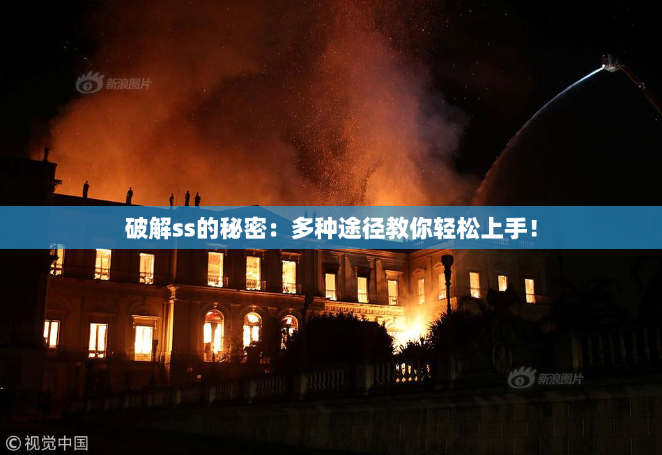 破解ss的秘密：多种途径教你轻松上手！