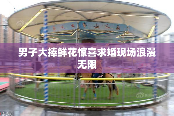 男子大捧鲜花惊喜求婚现场浪漫无限