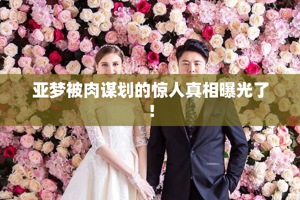 亚梦被肉谋划的惊人真相曝光了！