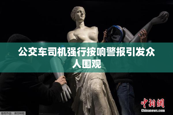 公交车司机强行按响警报引发众人围观