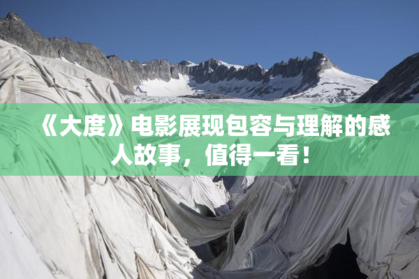 《大度》电影展现包容与理解的感人故事，值得一看！