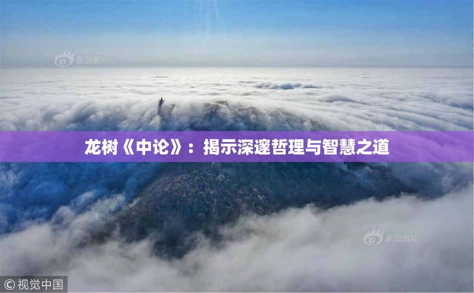 龙树《中论》：揭示深邃哲理与智慧之道