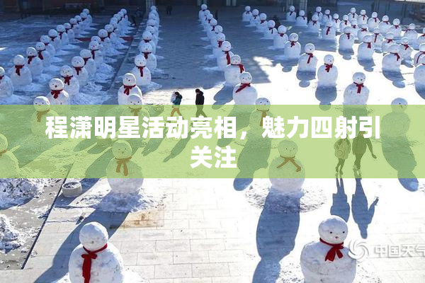 程潇明星活动亮相，魅力四射引关注