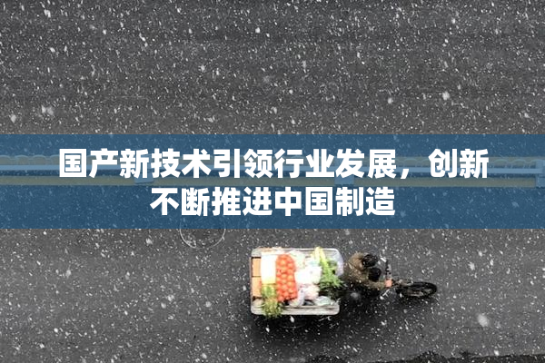 国产新技术引领行业发展，创新不断推进中国制造
