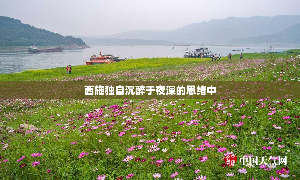 西施独自沉醉于夜深的思绪中