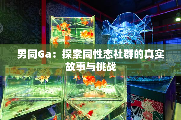 男同Ga：探索同性恋社群的真实故事与挑战