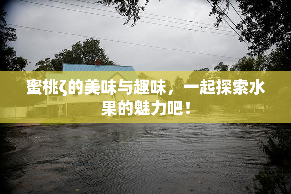 蜜桃ζ的美味与趣味，一起探索水果的魅力吧！
