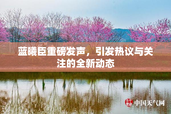 蓝曦臣重磅发声，引发热议与关注的全新动态