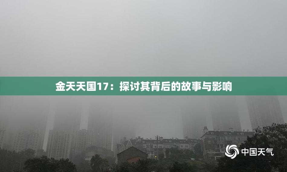金天天国17：探讨其背后的故事与影响