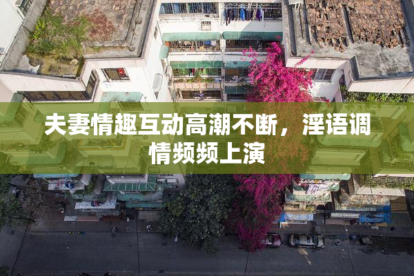 夫妻情趣互动高潮不断，淫语调情频频上演