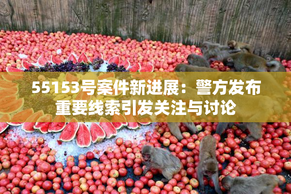 55153号案件新进展：警方发布重要线索引发关注与讨论