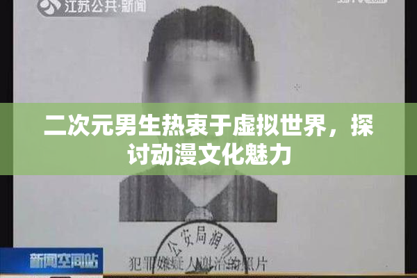 二次元男生热衷于虚拟世界，探讨动漫文化魅力