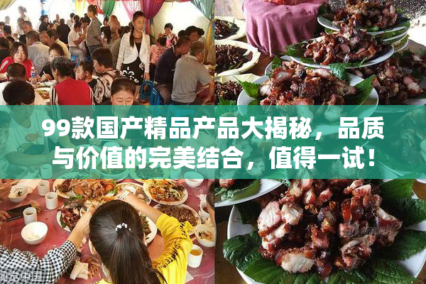 99款国产精品产品大揭秘，品质与价值的完美结合，值得一试！