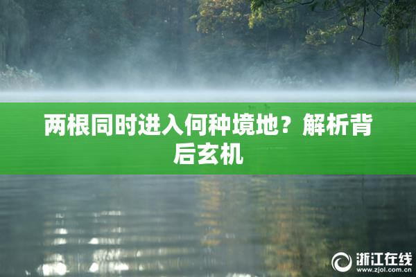 两根同时进入何种境地？解析背后玄机
