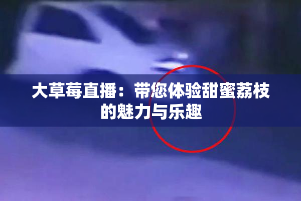 大草莓直播：带您体验甜蜜荔枝的魅力与乐趣