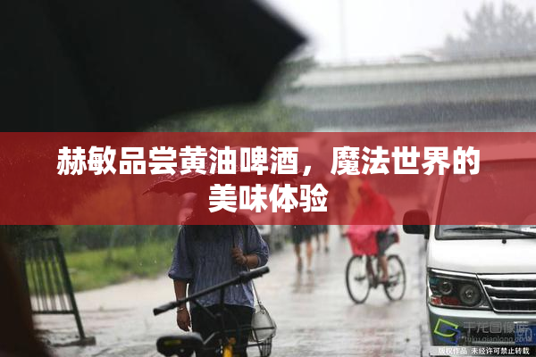 赫敏品尝黄油啤酒，魔法世界的美味体验
