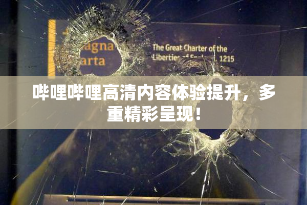 哔哩哔哩高清内容体验提升，多重精彩呈现！
