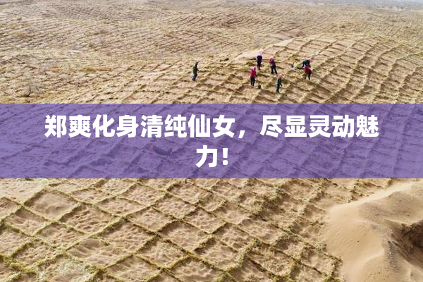 郑爽化身清纯仙女，尽显灵动魅力！