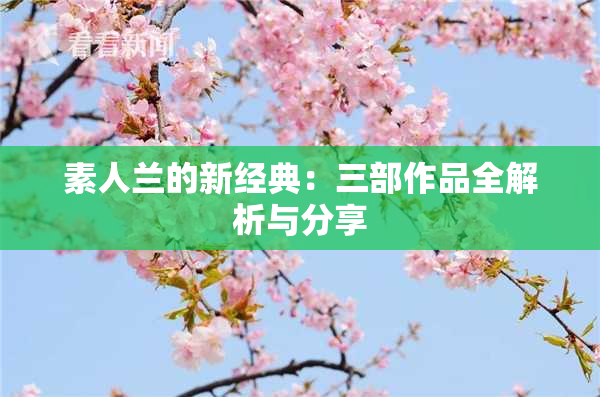 素人兰的新经典：三部作品全解析与分享