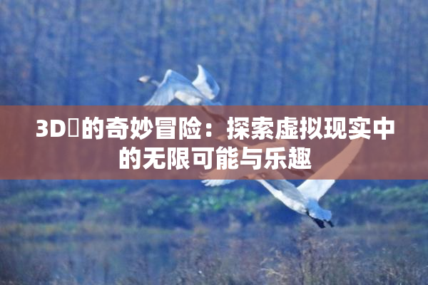 3D姉的奇妙冒险：探索虚拟现实中的无限可能与乐趣