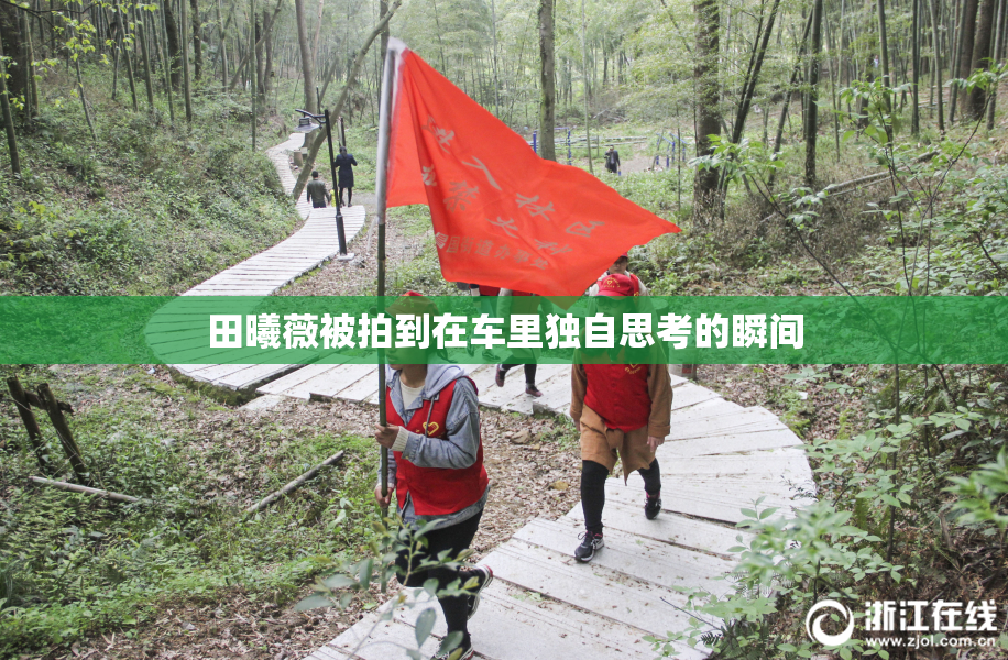 田曦薇被拍到在车里独自思考的瞬间