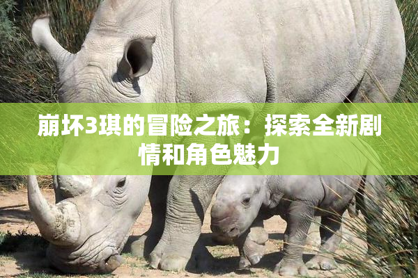 崩坏3琪的冒险之旅：探索全新剧情和角色魅力