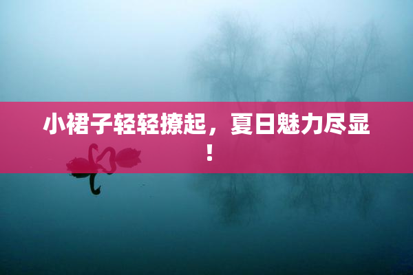 小裙子轻轻撩起，夏日魅力尽显！
