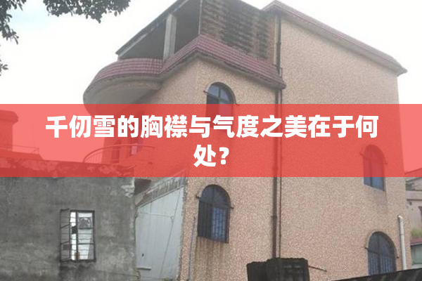 千仞雪的胸襟与气度之美在于何处？