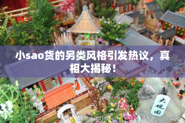 小sao货的另类风格引发热议，真相大揭秘！